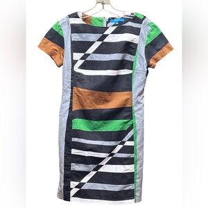 Derek Lam for Design Nation size 10 dress bold stripe geometric